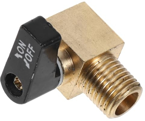 VILLCASE Valvola di Scarico per Applicazioni Industriali 1/4 Npt Filettatura Esterna in Rame Installazione Rapida e Connessione senza Perdite per Compressore Aria