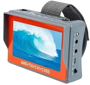 Tester per telecamere CCTV, Tester for monitor CCTV IV8W 8MP AHD/CVI/TVI CVBS for telecamere AHD con ingresso VGA video(IV5 with battery)