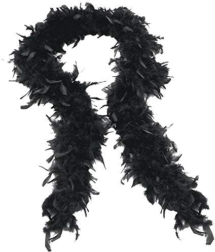 NaLatia Rot Federboa,Boa für Damen und Mädchen,60g 1.8m Natürliche Truthah Feder-Boa,Rot Federboa Halt für Straßenfasching,Geburtstagsfeier,Konzert,Karneval,Tischdeko, Halloween,Weihnachtsfeier