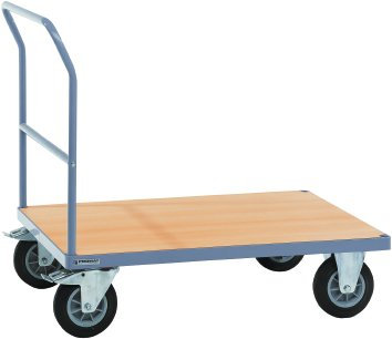 Plattformwagen RAL5014 Trgf.500kg L.1000xB.700mm PROMAT Rad-D.200mm
