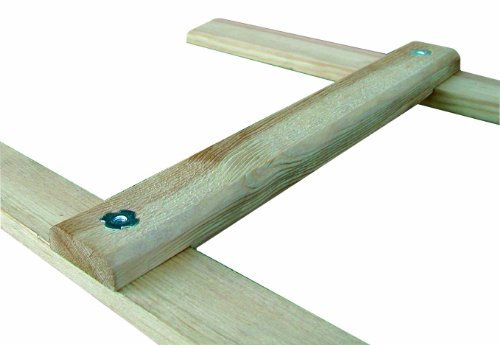 Outifrance 8833060 Echelle de toit en Bois 6,00 m/24 échelons entraxe 25 cm