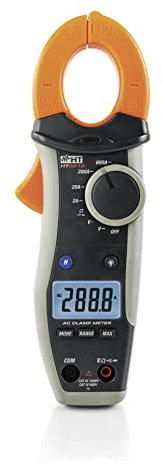 HT-Instruments, Amperometro digitale a pinza 600A AC con funzione mA, CAT IV 600V, HT9012