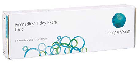 Biomedics 1Day Extra toric Tageslinsen weich, 30 Stück/BC 8.7 mm/DIA 14.5 mm/CYL -1.75 / ACHSE 20 / -5.5 Dioptrien