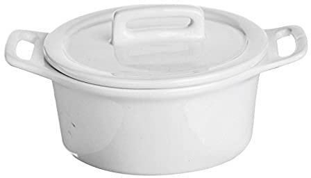 Excelsa Ciotola Quadra in Porcellana, cm 16 X 14.8, Bianco