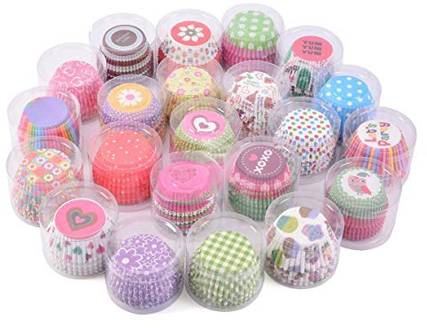 Keysui Cupcake Muffinform Papierforrmchen Fest Papier Muffin Cup 100Stueck