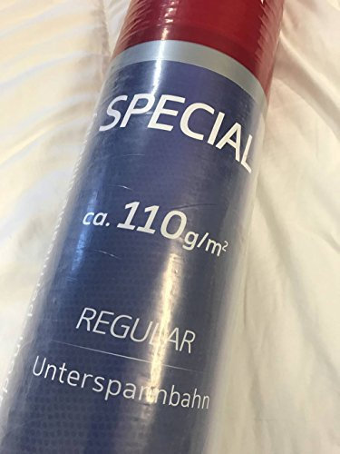 Ecran sous toiture 110g/m2 75m2(1,5x50m) Film étanchéité / pare-vapeur EUROVENT