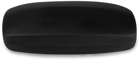LAGO TERRA Protective Easy-Open Hard Shell Glasses Case - Black