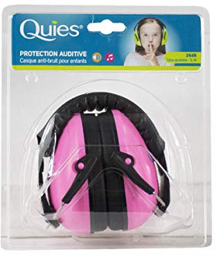Quies Protection Auditive Casque Anti-Bruit pour Enfants - Rose