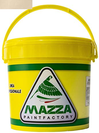 MAZZA Pittura Decorativa Nuage Lt 5 Colorificio Vernice Effetto Spatolato, Cangiante, Perlato, Vellutata Al Tatto Per Pareti Interne Colorata (Beige1 Nu7093)