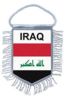 Akachafactory Wimpel mini Flagge Fahne flaggen miniflagge irak