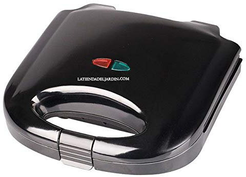Suinga SANDWICHERA GRILL con placas grill con revestimiento antiadherente. Potencia 750 W. Una unidad, se sirve el color aleatoriamente