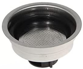 FIGEVIDA Filtro per Macchina Caffè 1 Tazza 2 Tazze Valvola 2 tazze Compatibile con DeLonghi per modelli EC201CD EC221 ECO311 Icona (FILTRO 1 TAZZA)