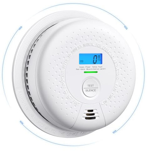 X-Sense Interconnected Smoke and CO Detector Combo, SC01-W, 1-Pack