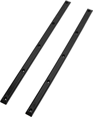 Skateboard Rail, Stable and Flexible Rib Bone Rails, Skateboard Rail Guards Reduce Friction with Screws for Longboard Skateboard