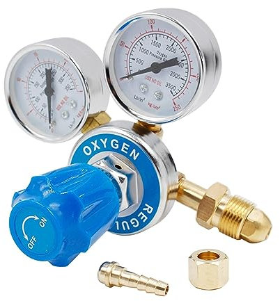 SHYISY Druckregler 1pc Sauerstoff Druckminderer Professionelle CO2 MIG Wig Regler Durchflussmesser Einheit Schweißen Ventil Manometer
