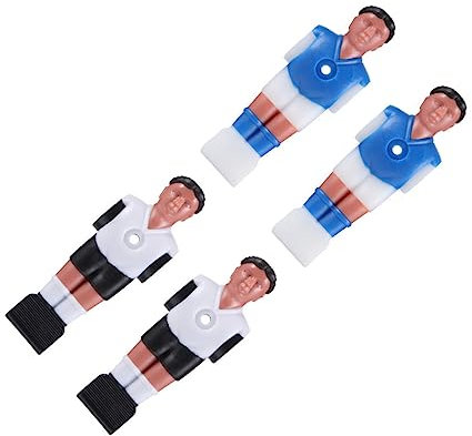 Kisangel 4stücke Tischfußball Figuren Harz Ersatzspieler Für Standard Fußballtisch Robuste Farbige Kicker Puppen Mit Passgenauer Montage Für Indoor Fußballspiele