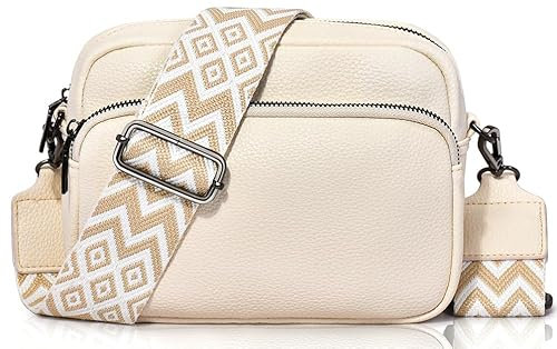 GASSDA Crossbody Bag Damen Kleine Umhängetasche Damen PU Leder Handtasche Damen Kleine Taschen mit Abnehmbarem Schultergurt