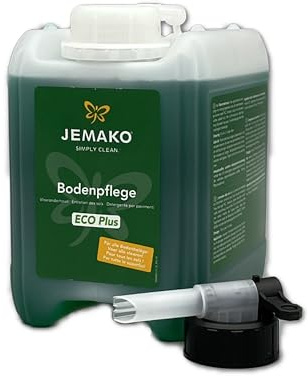 Jemako Bodenpflege 2 L – Wischpflege für Laminat, Fliesen, PVC, Linoleum, Marmor & lackiertes Parkett – reinigt und pflegt wasserbeständige Böden – Bodenreiniger für Haushalt & Gewerbe