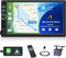 Inefala Radio Pantalla Coche 2 DIN 7 Pulgadas con Apple Carplay y Android Auto, Pantalla Carplay Coche con Bluetooth, Mirror Link, Soporta FM, USB, AUX, TF, Control Remoto, Cámara Trasera