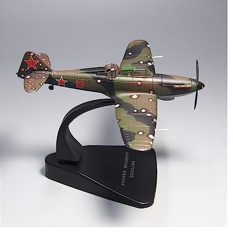 Ferngesteuertes Flugzeug Maßstab 1:72 Für Den Zweiten Weltkrieg, Sowjetunion, Russland, Luftwaffe, IL2-Kämpfer, Luftwaffe, Druckguss-Flugzeug, Flugzeugmodell, Legierungsspielzeug
