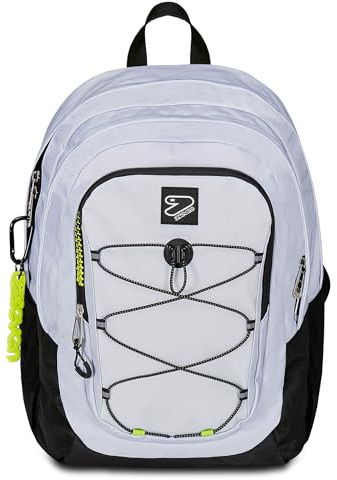 Seven Zaino TECH, Doppio Scomparto, Tasca porta pc, Per ragazzi, Ragazze e adulti, Scuola, Tempo libero, Viaggi