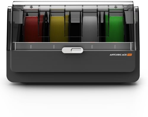 Anycubic Color Engine Pro para Impresora 3D Kobra S1, Secado de Filamento con Preajuste de Humedad, Detección de Obstrucción de Boquillas, Intelligent ACE Pro para una Gestión del Filamento más Cómoda