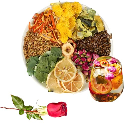 Winter Melon Lotus Leaf Tea, Oil Cleansing Tea,10 Ingredients Blend Formula (one bag)