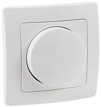Blendend Regulador de luz empotrable conmutado, ajuste de brillo, instalación sencilla, ideal para controlar la iluminación en espacios interiores.