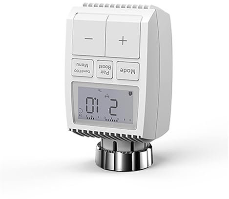 YQVEOT Termostato Digitale 3.0 Intelligente Wi-Fi Attuatore della valvola del radiatore termostatico Trv. Controller di Temperatura programmabile(1PCS-Radiator)