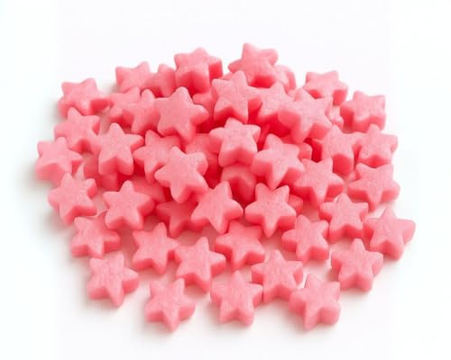Verpackungschips Rosa Sternform Bio | aus Maisstärke | 100% biologisch abbaubar und kompostierbar Füllchips Polsterchips Polstermaterial Füllmaterial (400 Liter)