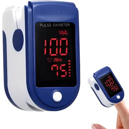 Tomedeks Professionale Pulsossimetro da Dito Saturimetro Misurazione Della Saturazione