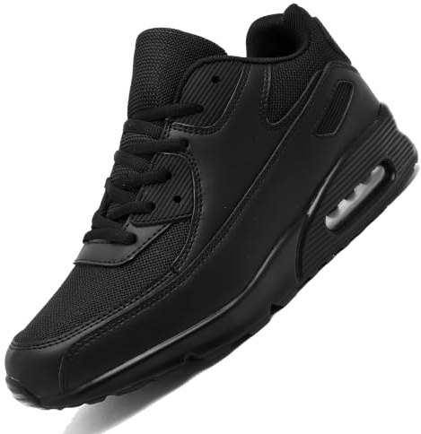 LECYGNB Mens Fashion Trainers Running Shoes Cushion Casual Sneakers Walking Tennis Gym Athletic Sports Breathable Lightweight