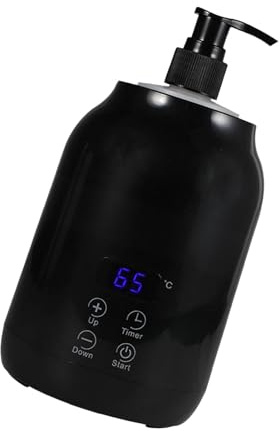 Luocute Massage Oil Warmer Touch Screen Adjustable Temperature Time Lotion Heater for Spa Salon Home