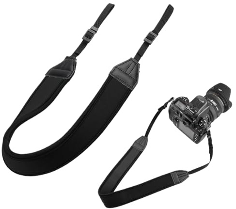 DOKRIN Camcorder, Camera & Binocular Straps, Una tracolla per fotocamera con fibbia regolabile, tracolla per fotocamera adatta a fotocamere SLR, accessorio per fotocamera (nero)