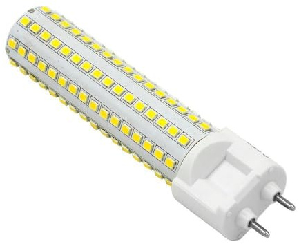 Canvia Lampe maïs Led g12 15w dimmable 110V 230V 100-277V(G12 15W 100-277V Positive White)