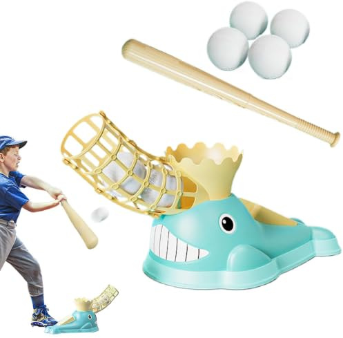 Giocattolo Baseball Con Attivazione A Pressione Del Piede Giocattoli | Battitore Portatile Per Esercitazione Con Palla - Adulti Adolescenti Famiglia Sport Esterni