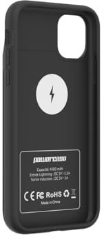 Xmoove - Coque Batterie de Secours pour iPhone 11/iPhone XR, 4500 mAh - POWERCASE Noir