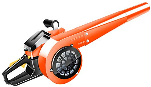 CYY Souffleur À Essence À 2 Temps 58CC,Souffleur de Feuilles Portatif À Essence 2.6KW avec Rallonge de Buse,pour Éliminer La Poussière/Les Feuilles/la Neige/l'extinction(Couleur: Rouge)