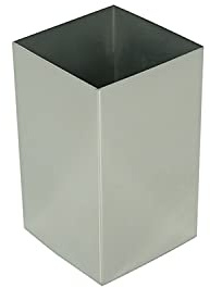 Gedy Perth Portaspazzolini da Bagno, Misure e Peso: 10X6X6 CM & 0,25 kg, Porta dentifricio e spazzolino in Acciaio Inox, Finitura cromata, Design R&S, 2 Anni di Garanzia