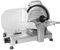 METRO Professional Gastro Schneidemaschine, Edelstahl, Schnittstärke 1-15 mm, mit Sicherheitsabschaltung und Dauermodus, 230V, silber (25 cm)