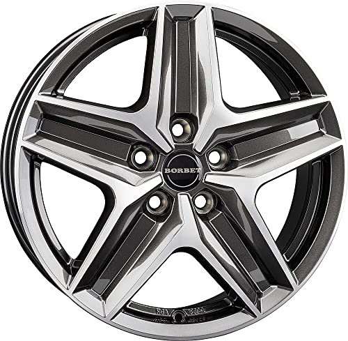 Borbet Felge CWZ 7.5x18 ET53 5x120 mistral anthracite glossy polished CWZ 75853120565,1MAGP