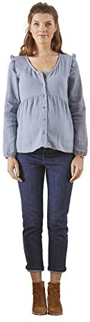 VERTBAUDET Blouse de Grossesse et Allaitement Bleu 38