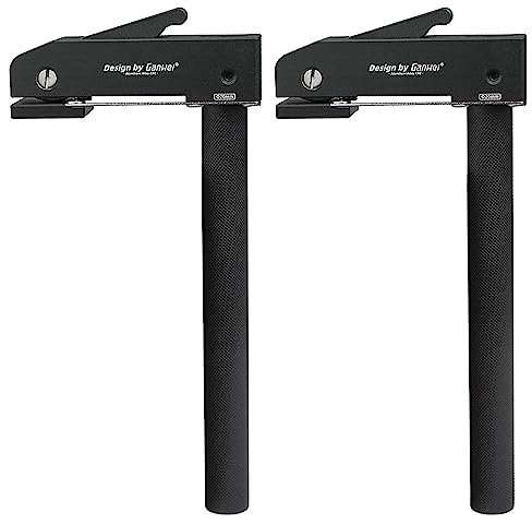 2 Pezzi Set da Morsetti da Banco in Lega di Alluminio, 20 mm Regolabile Morsetto Fissaggio Lavorazione Legno, Morsetti Rapidi da Banco per Intaglio del Legno, Routing (1)