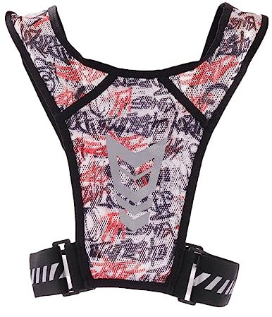 Niktule Laufweste - Atmungsaktive Mesh-Brustrucksack mit reflektierenden Streifen,Laufausrüstung mit Flaschentasche, Fahrrad- und Wanderzubehör für Damen und Herren