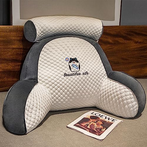 CLOXKS Rückenlehne Lesekissen,Tragbares Lesekissen,Multifunktionales Kissen,Ideal zum Lesen,Spielen auf dem Bett,Sofa,oder Couch,Lesekissen für Bett,Ideal als Rückenstütze,70×50cm
