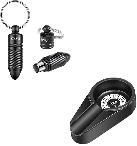 TISFA Cigar Holer Opener Cutter and Cigar Ashtray