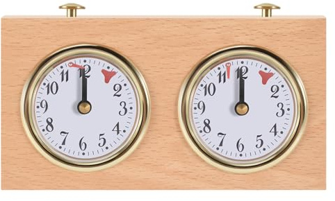 Tsudoku Minuterie D'éChecs, Horloge D'éChecs Internationale NuméRique Professionnelle, Compte à Rebours en Bois, Minuterie D'éChecs Portable