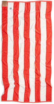 MOMOMUS Strandtuch Groß XL, 90 x 180 cm, 100% Baumwolle, Orange | Strandhandtuch Groß: 100 % Baumwolle, mit Veloursseite und saugfähiger Frottierseite zum Abtrocknen