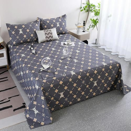 Sábana De Algodón Impermeable Y Estera Separadora De Orina, Sábana para Niños, Sábana para Cama Individual Y Doble para El Hogar-03-230X250cm-1Pieza