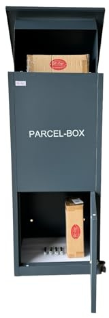 Jet-Line® | Paketlåda | Paketförvaring | brevfack storlek XXL | antracit | Paketlåda | brevlåda för paket | stående brevlåda | RAL 7016 | Pulverlackerad | returspärr | Parcel Box